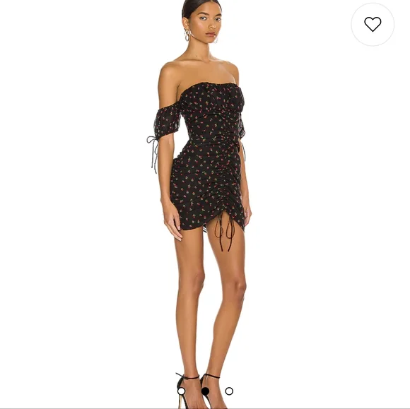 NWT More To Come Ruched Dress - Picture 2 of 8